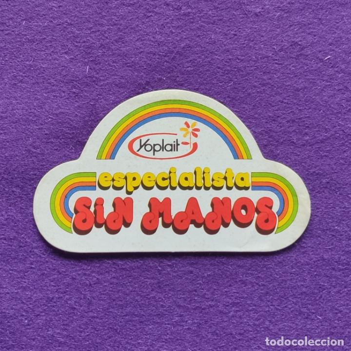 Pegatinas de colecci&oacute;n: ANTIGUA PEGATINA DE YOPLAIT. BICICLETA. SIN MANOS.