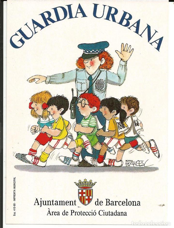 Pegatinas de colecci&oacute;n: PEGATINA *GUARDIA URBANA* - AJUNTAMENT DE BARCELONA 1989, ILUSTRA FRANCESC