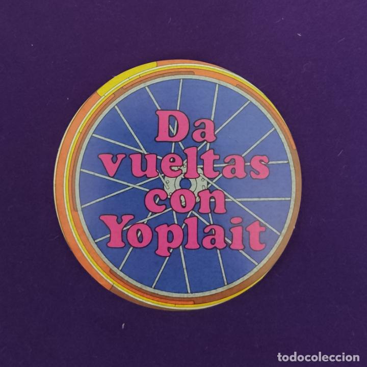 Pegatinas de colecci&oacute;n: ANTIGUA PEGATINA DE YOPLAIT. BICICLETA. DA VUELTAS CON YOPLAIT.