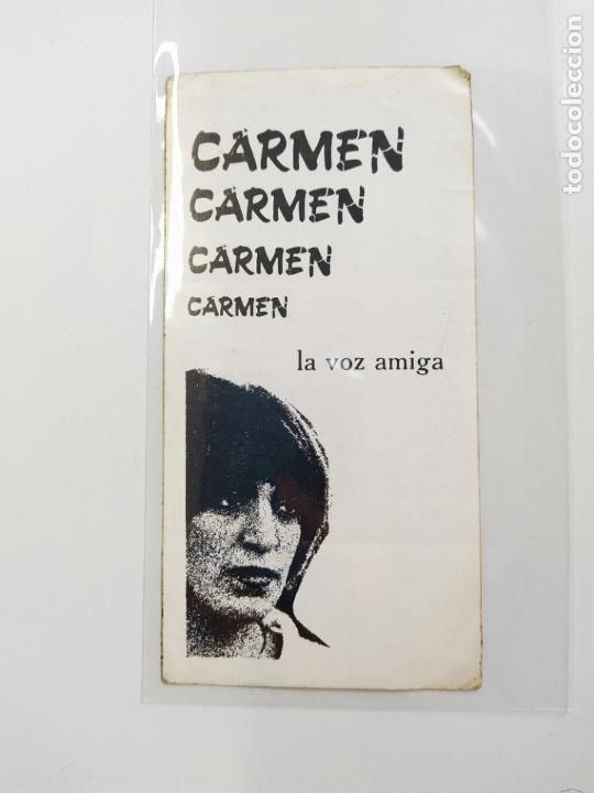 Adesivi di collezione: PEGATINA CARMEN MEDRANO LA VOZ AMIGA. LOGRO&Ntilde;O. TDKP16