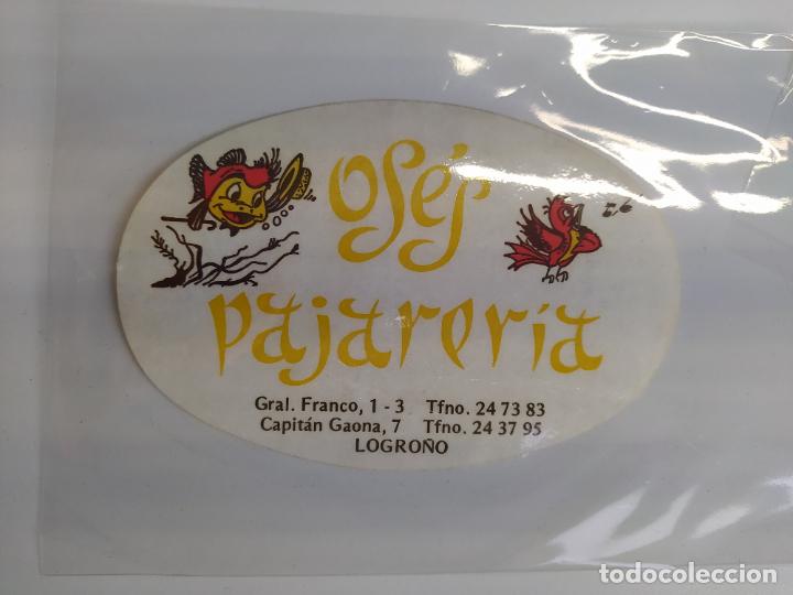 Adesivi di collezione: PEGATINA SIN ADHESIVO. OSES PAJARERIA. LOGRO&Ntilde;O. TDKP16