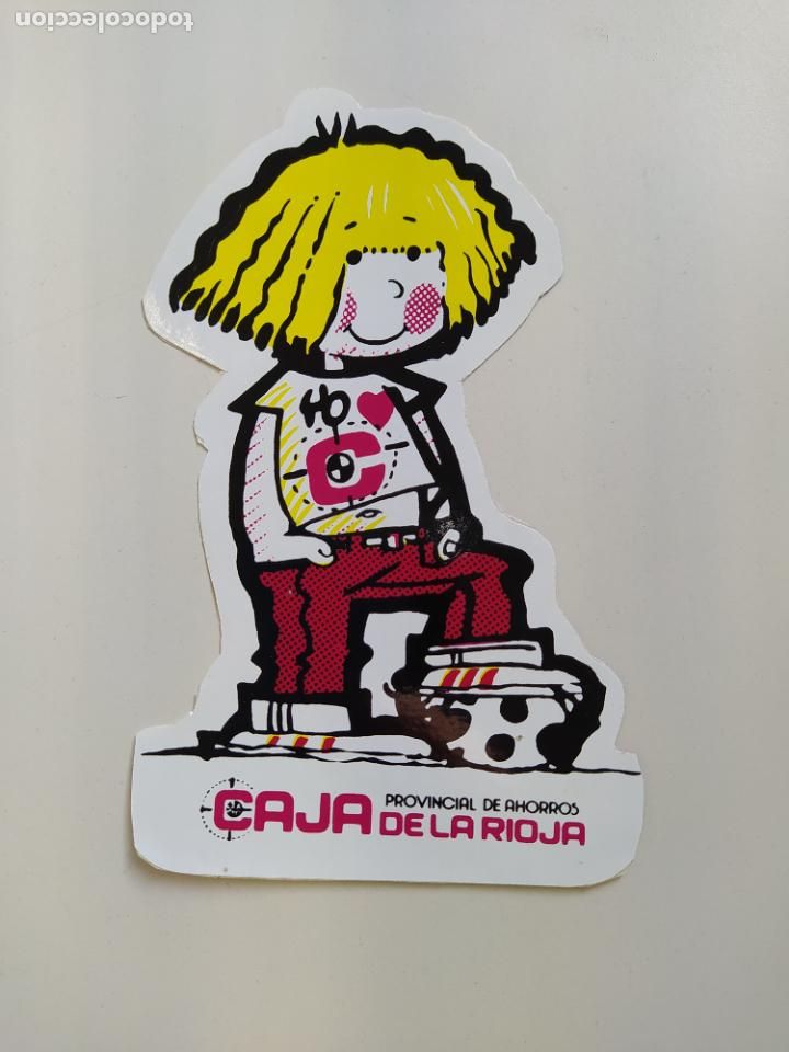 Adesivi di collezione: PEGATINA SIN ADHESIVO CAJARIOJA CAJA PROVINCIAL DE AHORROS DE LA RIOJA. TDKP16