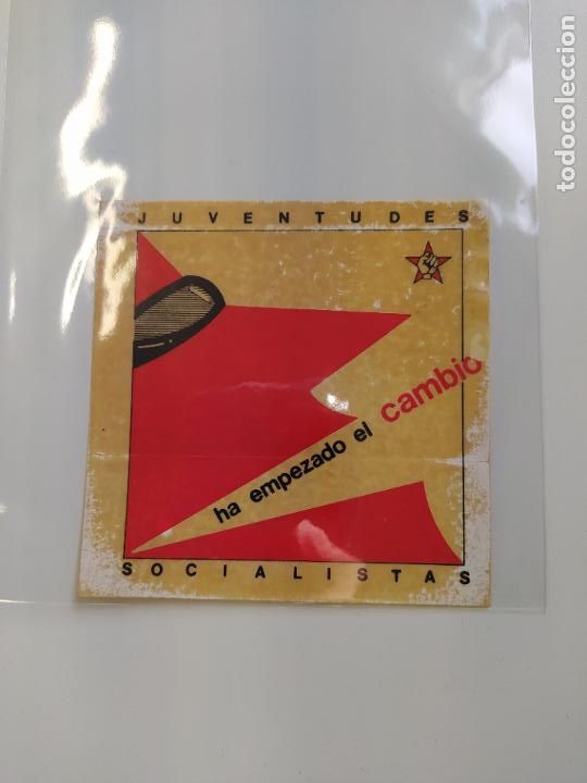 Pegatinas de colecci&oacute;n: PEGATINA POLITICA - JUVENTUDES SOCIALISTAS - HA EMPEZADO EL CAMBIO. TDKP16