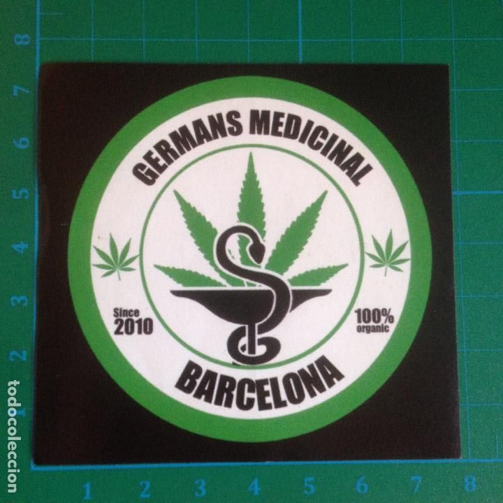 Pegatinas de colecci&oacute;n: PEGATINA GERMANS MEDICINAL BARCELONA SINCE 2010 STICKER