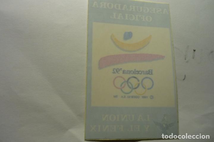 Pegatinas de colecci&oacute;n: PEGATINA LA UNION Y EL FENIX BARCELONA 92