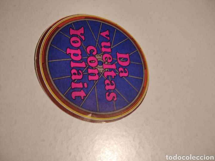 Pegatinas de colecci&oacute;n: Pegatina da vueltas con Yoplait