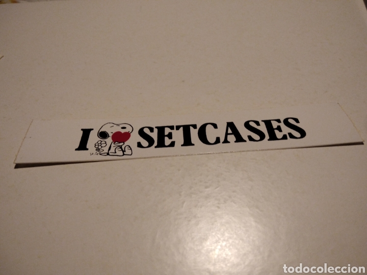 Pegatinas de colecci&oacute;n: Pegatina Snoopy yo quiero SETCASES