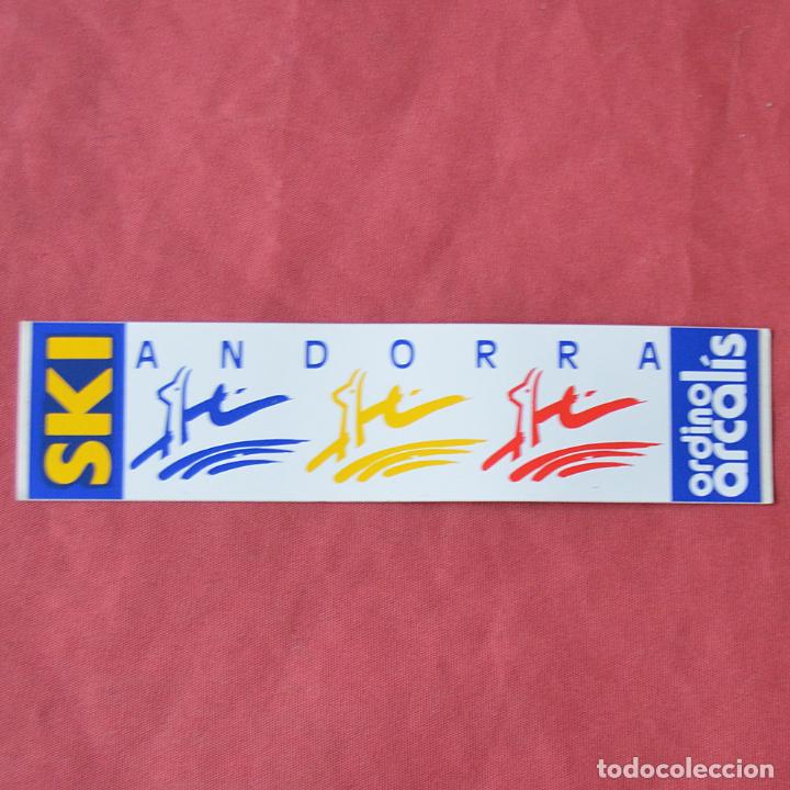 Pegatinas de colecci&oacute;n: ORDINO ARCALIS - SKI - ANDORRA - PEGATINA A&Ntilde;OS 90
