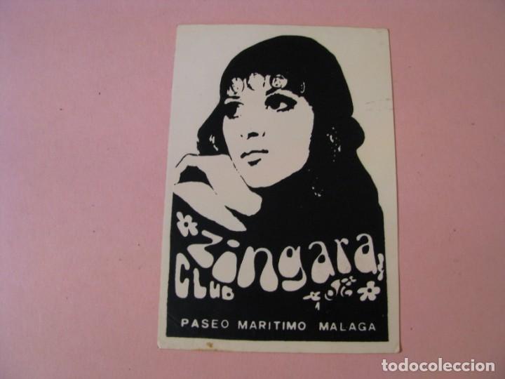 Pegatinas de colecci&oacute;n: PEGATINA DISCOTECA CLUB ZINGARA. MALAGA. 11X7,5 CM.
