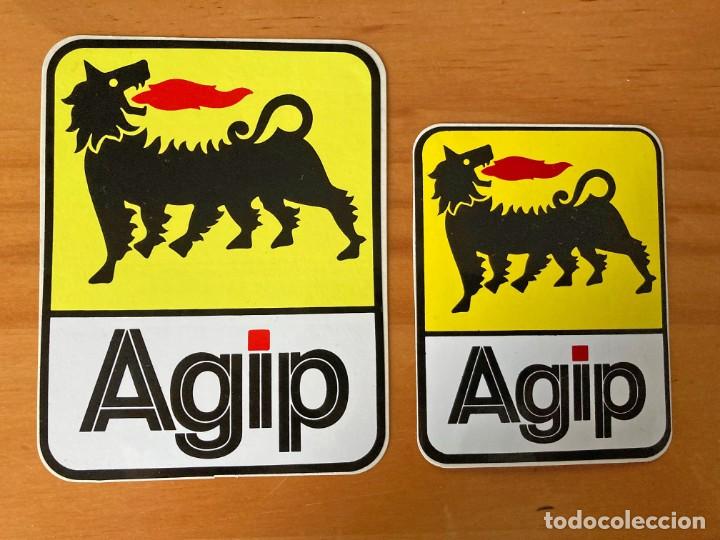 Pegatinas de colecci&oacute;n: 2 PEGATINAS AGIP - Foto 1