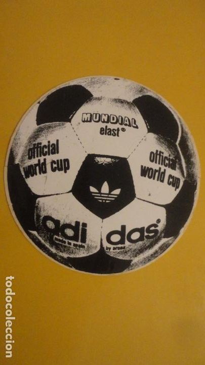 Pegatinas de colecci&oacute;n: ANTIGUA PEGATINA ADIDAS.MUNDIAL.OFFICIAL CUP