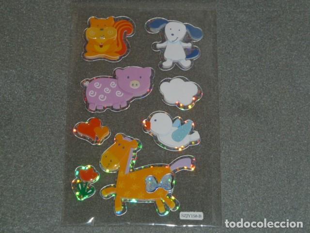 Pegatinas de colecci&oacute;n: Hoja pegatinas infantil, con relieve - Foto 1