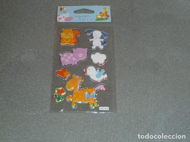 Pegatinas de colecci&oacute;n: Hoja pegatinas infantil, con relieve - Foto 2