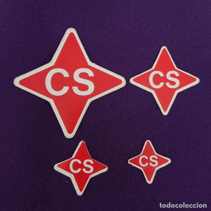 Pegatinas de colecci&oacute;n: 4 PEGATINAS DIFERENTES DE AUTOMOCION. CS. COCHE. MOTOR.