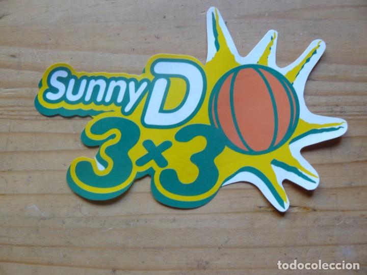 Autocollants de collection: Pegatina Baloncesto programa de Sunny 3 x 3 nueva sin usar de los 90