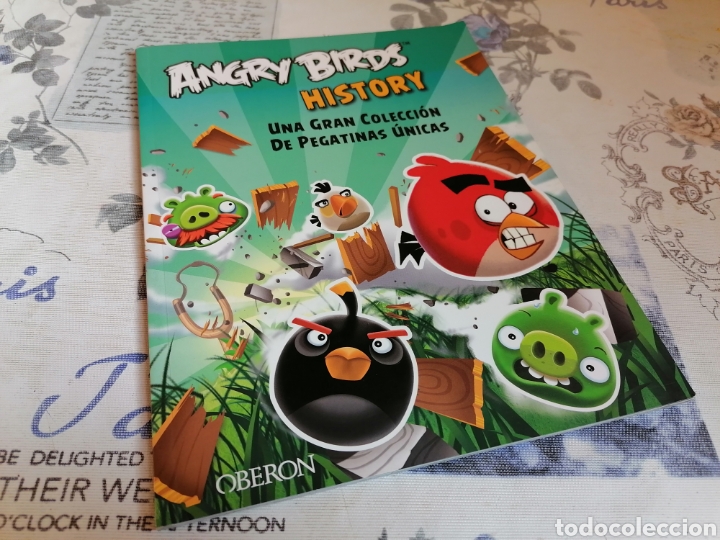 Pegatinas de colecci&oacute;n: ANGRY BIRDS HISTORY GRAN COLECCI&Oacute;N DE PEGATINAS &Uacute;NICAS ROVIO BOOKS
