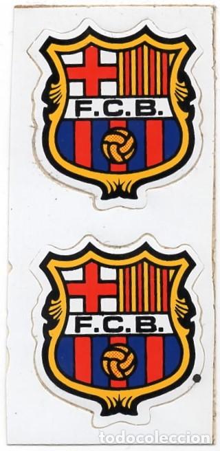 Pegatinas de colecci&oacute;n: ADHESIVO / PEGATINA - BAR&Ccedil;A - FUTBOL CLUB BARCELONA - CON LICENCIA FC BAR&Ccedil;A - LOTE DE 2