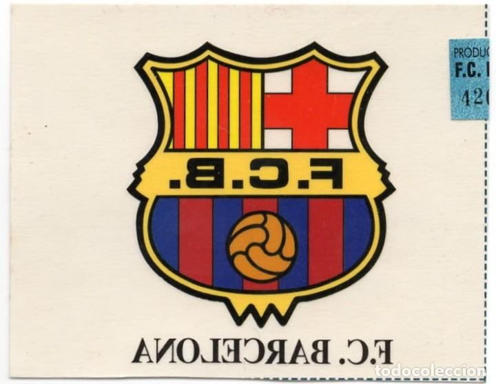 Pegatinas de colecci&oacute;n: ADHESIVO / PEGATINA - BAR&Ccedil;A - FUTBOL CLUB BARCELONA - para cristal - producto con licencia F. C. B.