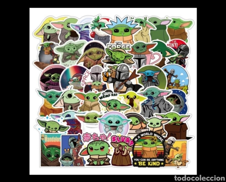 Collection stickers: Lote 50 pegatinas star wars