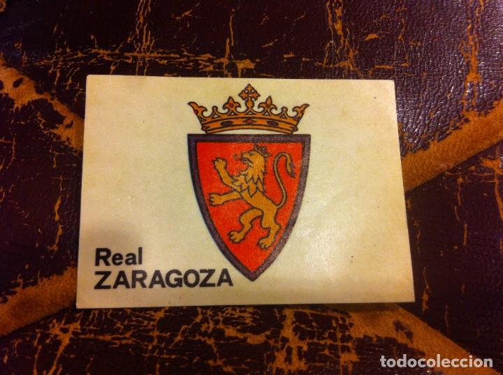 Pegatinas de colecci&oacute;n: PEGATINA. CROMO ADHESIVO 66. REAL ZARAGOZA. MEDIDAS: 7 X 5CM