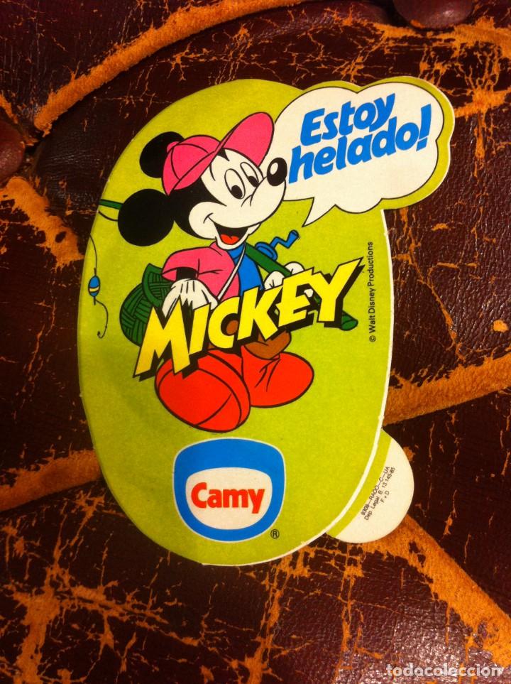 Sammlung von Aufklebern: PEGATINA. CAMY MICKEY. HELADOS CAMY: MEDIDAS: 10,5 X 6,5CM