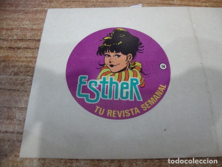 Adesivi di collezione: PEGATINA REVISTA SEMANAL ESTHER