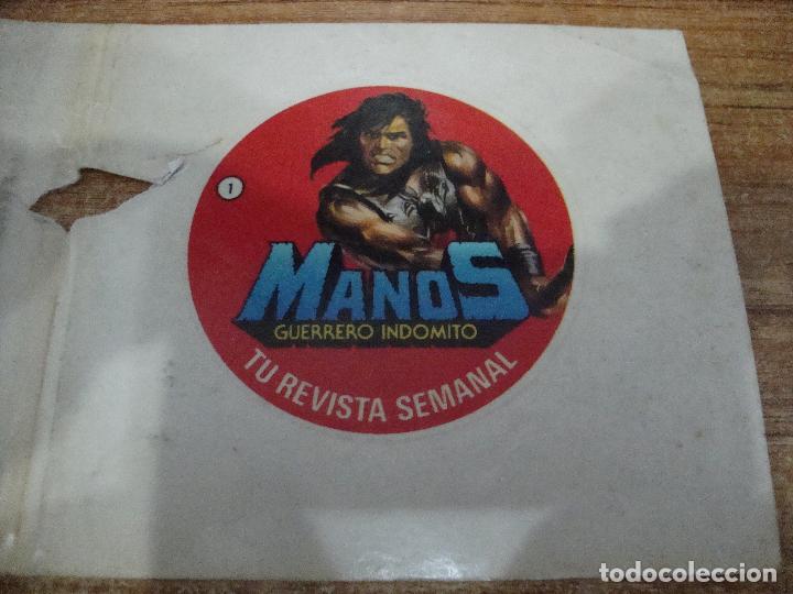 Adesivi di collezione: PEGATINA REVISTA SEMANAL MANOS GUERRERO INDOMITO