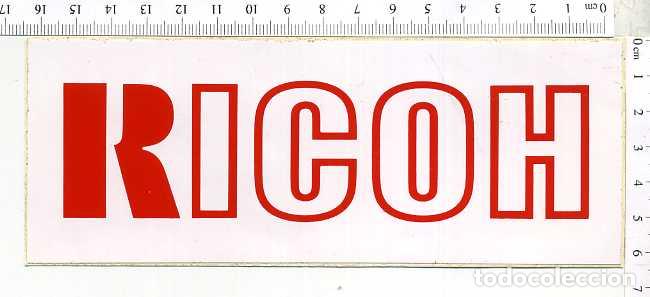 Pegatinas de colecci&oacute;n: PEGATINA RICOH