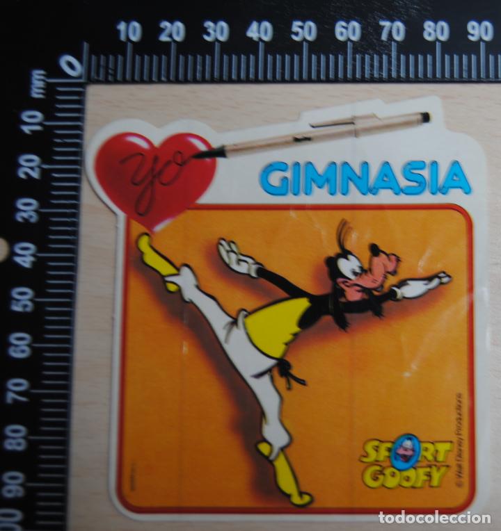 Sammlung von Aufklebern: PEGATINA SPORT GOOFY GIMNASIA WALT DUISNEY PRODUCTION YO REPLAY