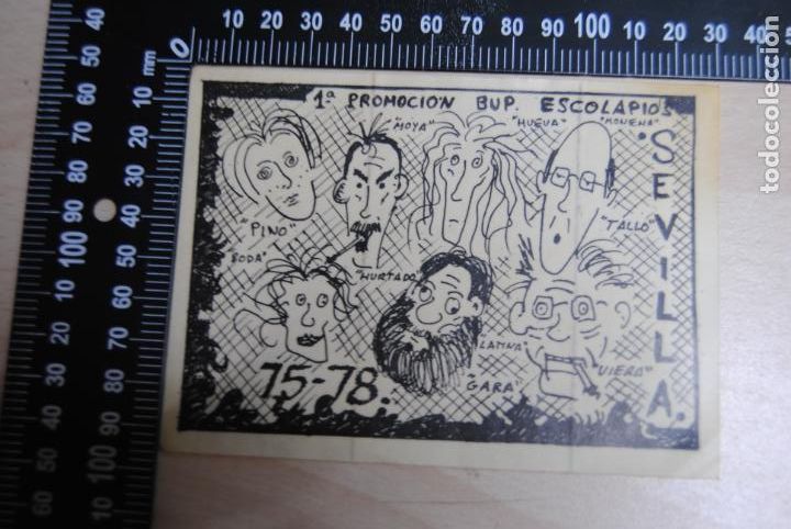 Pegatinas de colecci&oacute;n: PEGATINA 1&ordf; PROMOCIOMN BUP ESCOLAPIOS SEVILLA 75-78