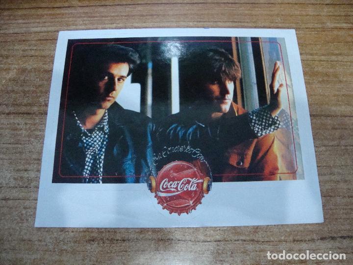 Pegatinas de colecci&oacute;n: PEGATINA COCA COLA EN CONCIERTO DUNCAN DHU MIKEL ERENTXUN