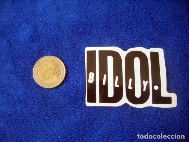 Collection stickers: PEGATINA BILLY IDOL LETRAS STICKER LP