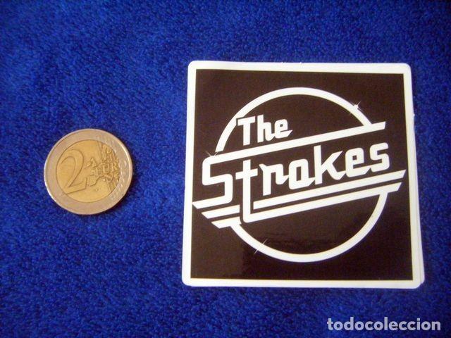 Collection stickers: PEGATINA GRUPO THE STROKES NEGRA STICKER LP