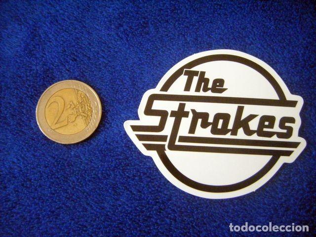 Collection stickers: PEGATINA GRUPO THE STROKES BLANCA STICKER LP