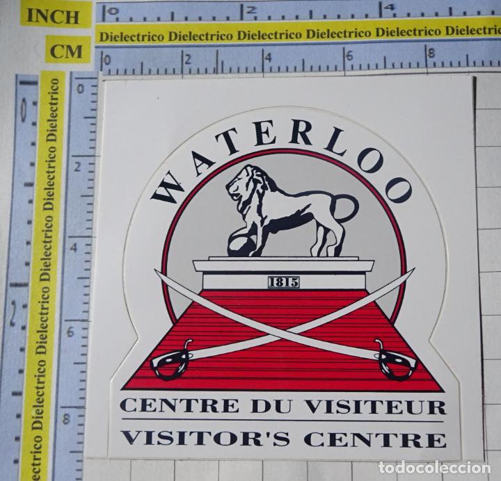 Autocolantes de cole&ccedil;&atilde;o: PEGATINA DE TURISMO. MEMORIAL BATALLA DE WATERLOO, B&Eacute;LGICA. 40