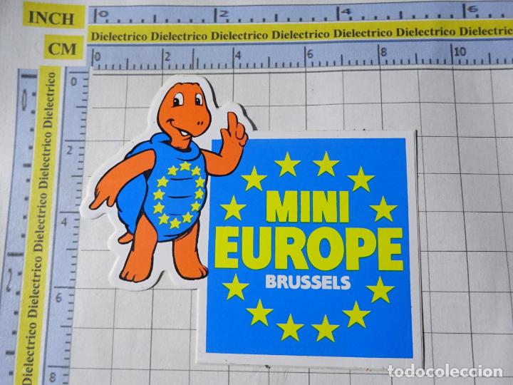 Pegatinas de colecci&oacute;n: PEGATINA DE TURISMO. PARQUE ATRACCIONES MINI EUROPA EUROPE. MAQUETAS. BRUSELAS B&Eacute;LGICA. 163