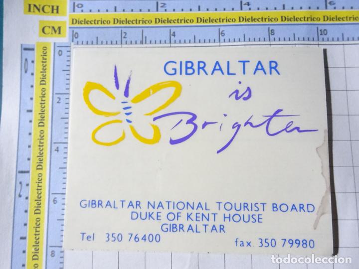 Collection stickers: PEGATINA DE TURISMO. PE&Ntilde;&Oacute;N DE GIBRALTAR IS BRIGHTER. 46