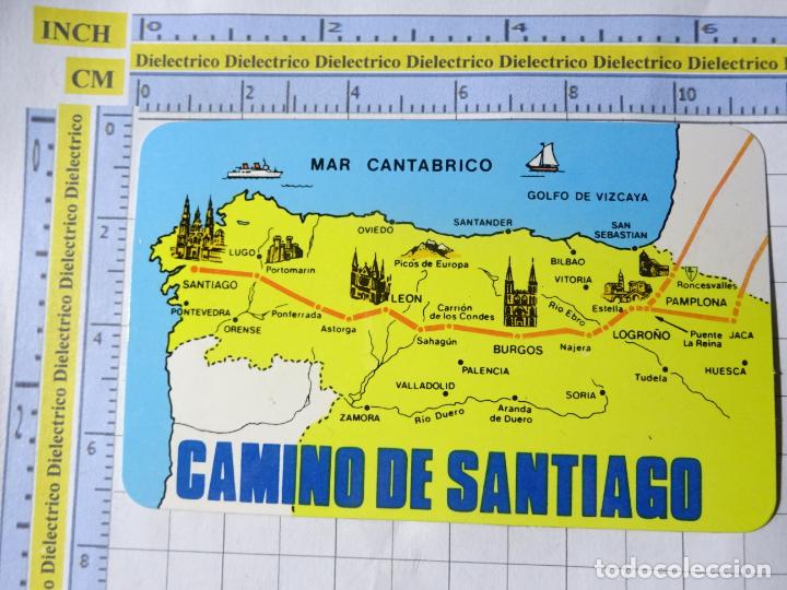 Collection stickers: TARJETA DOBLE CARA. CALIDAD PARCHE NO ADHESIVO?. EL CAMINO DE SANTIAGO FRANC&Eacute;S. 61