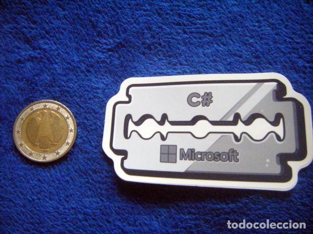 Adesivi di collezione: PEGATINA LENGUAJE DE PROGRAMACION C# MICROSOFT LOGO STICKER INTERNET PC INFORMATICA