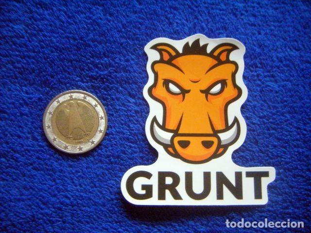 Adesivi di collezione: PEGATINA LENGUAJE DE PROGRAMACION GRUNT LOGO STICKER INTERNET PC INFORMATICA WEB