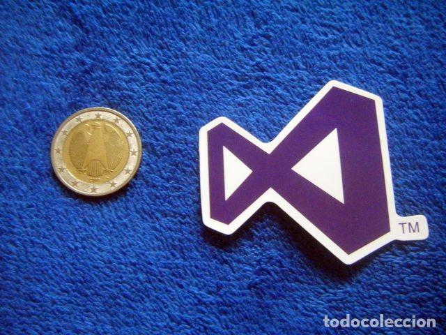 Adesivi di collezione: PEGATINA LENGUAJE DE PROGRAMACION VISUAL STUDIO CODE LOGO TM STICKER INTERNET PC INFORMATICA WEB