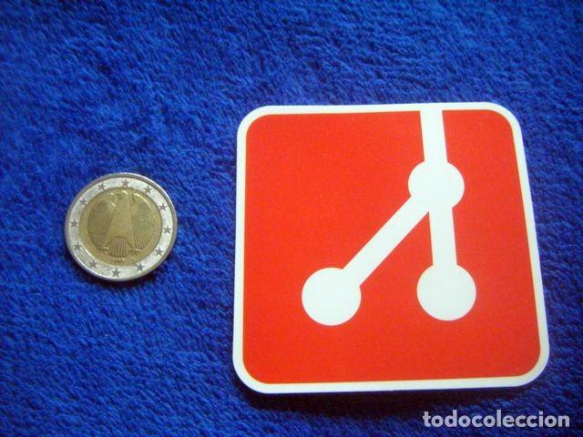 Pegatinas de colecci&oacute;n: PEGATINA LENGUAJE DE PROGRAMACION GIT LOGO GRANDE STICKER INTERNET PC INFORMATICA WEB - Foto 1