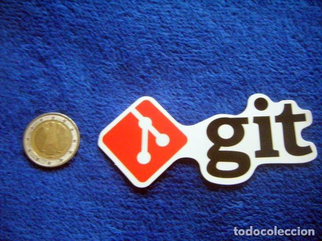 Pegatinas de colecci&oacute;n: PEGATINA LENGUAJE DE PROGRAMACION GIT LOGO MEDIANO STICKER INTERNET PC INFORMATICA WEB - Foto 1