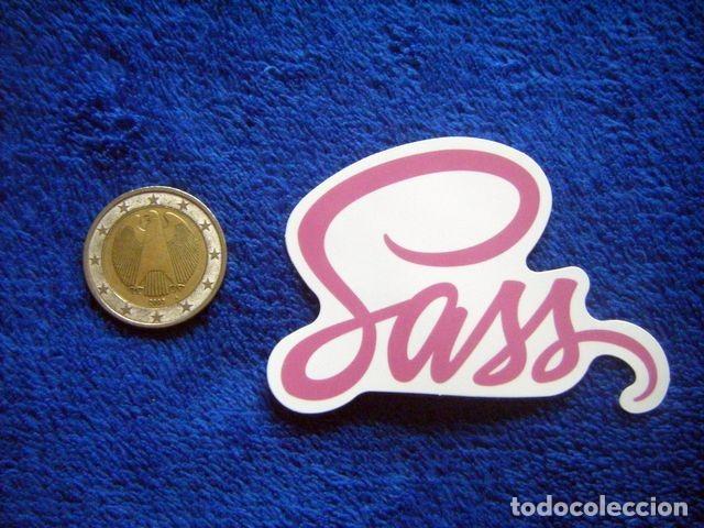 Pegatinas de colecci&oacute;n: PEGATINA LENGUAJE DE PROGRAMACION SASS INTERNET PC INFORMATICA WEB - Foto 1