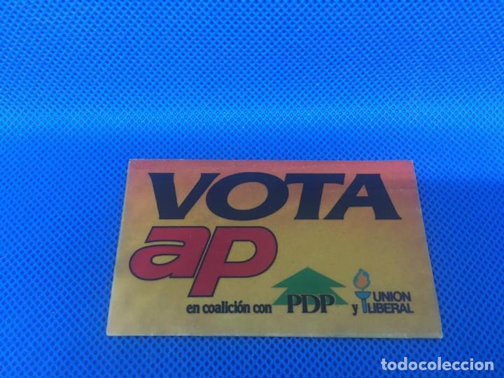 Adesivi di collezione: Pegatina - vota ap - car199