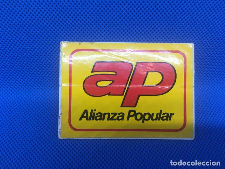 Adesivi di collezione: Pegatina - alianza popular - car199