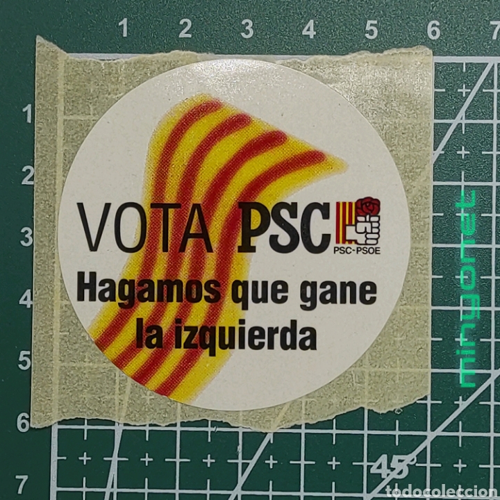Sammlung von Aufklebern: Pegatina pol&iacute;tica Vota PSC - Hagamos que gane la Izquierda