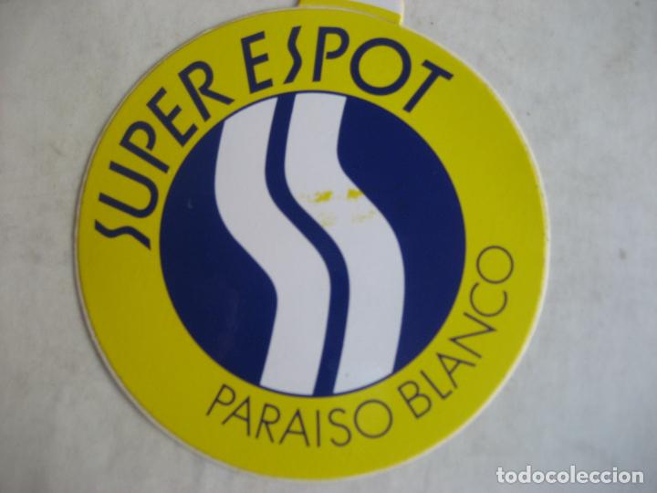 Pegatinas de colecci&oacute;n: Super Espot. Paraiso Blanco. 9 cms. - Foto 1