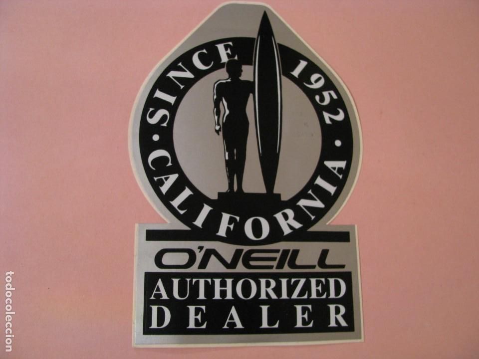 Pegatinas de colecci&oacute;n: PEGATINA O'NEILL. SINCE 1952. CALIFORNIA. 13X20 CM.