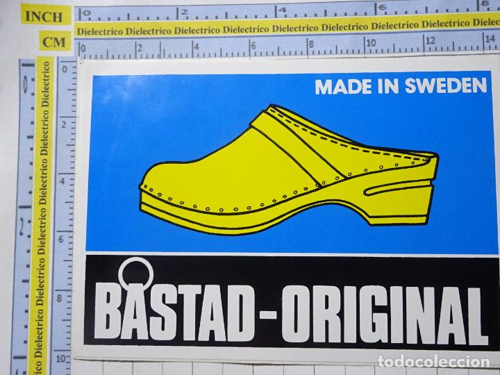 Pegatinas de colecci&oacute;n: PEGATINA DE MARCAS DE ROPA. ZAPATOS BASTAD ORIGINAL. 86